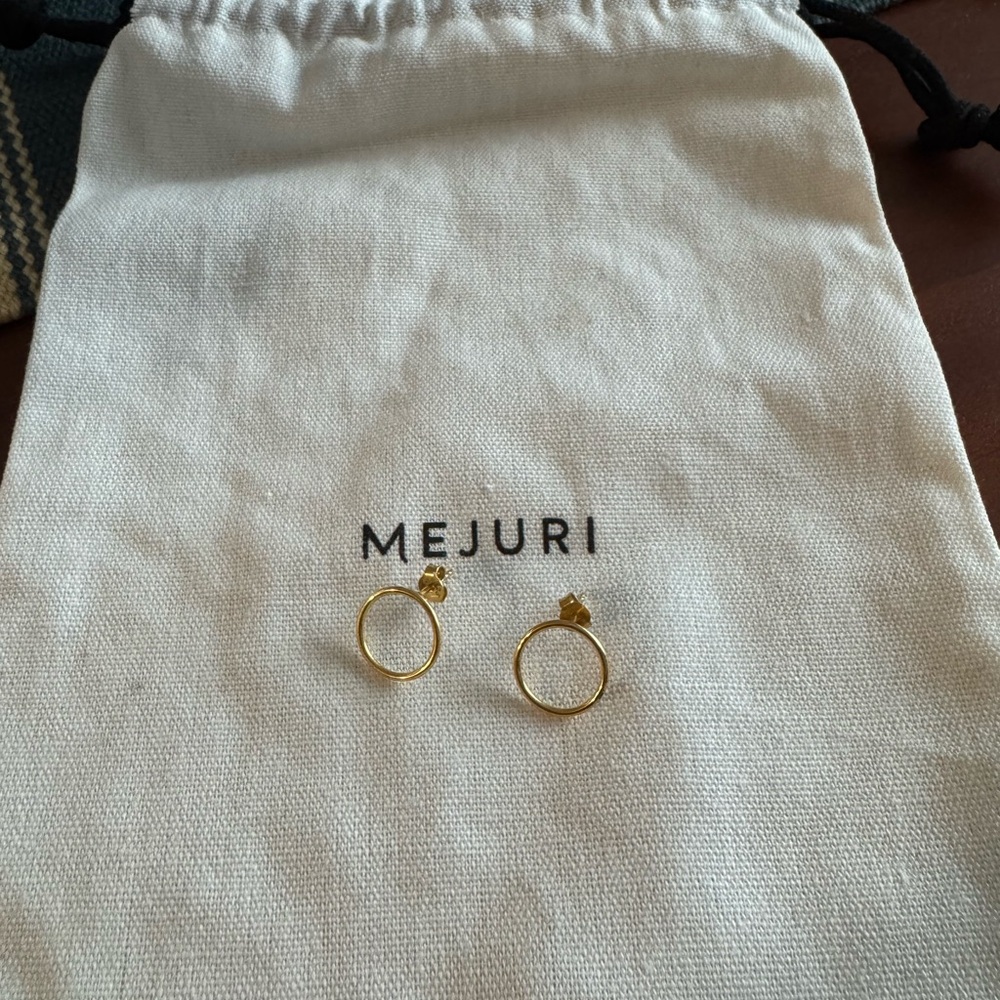 Mejuri Gold Stud Earrings